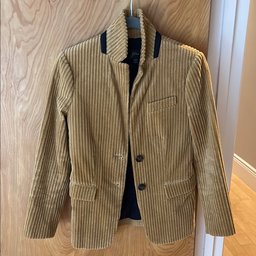 J. Crew Tan Corduroy Sport Coat Classic Design